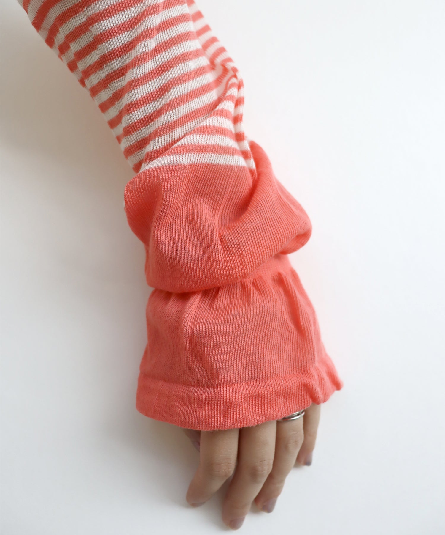 《ＵＶカット》ブライトボーダー アームカバー