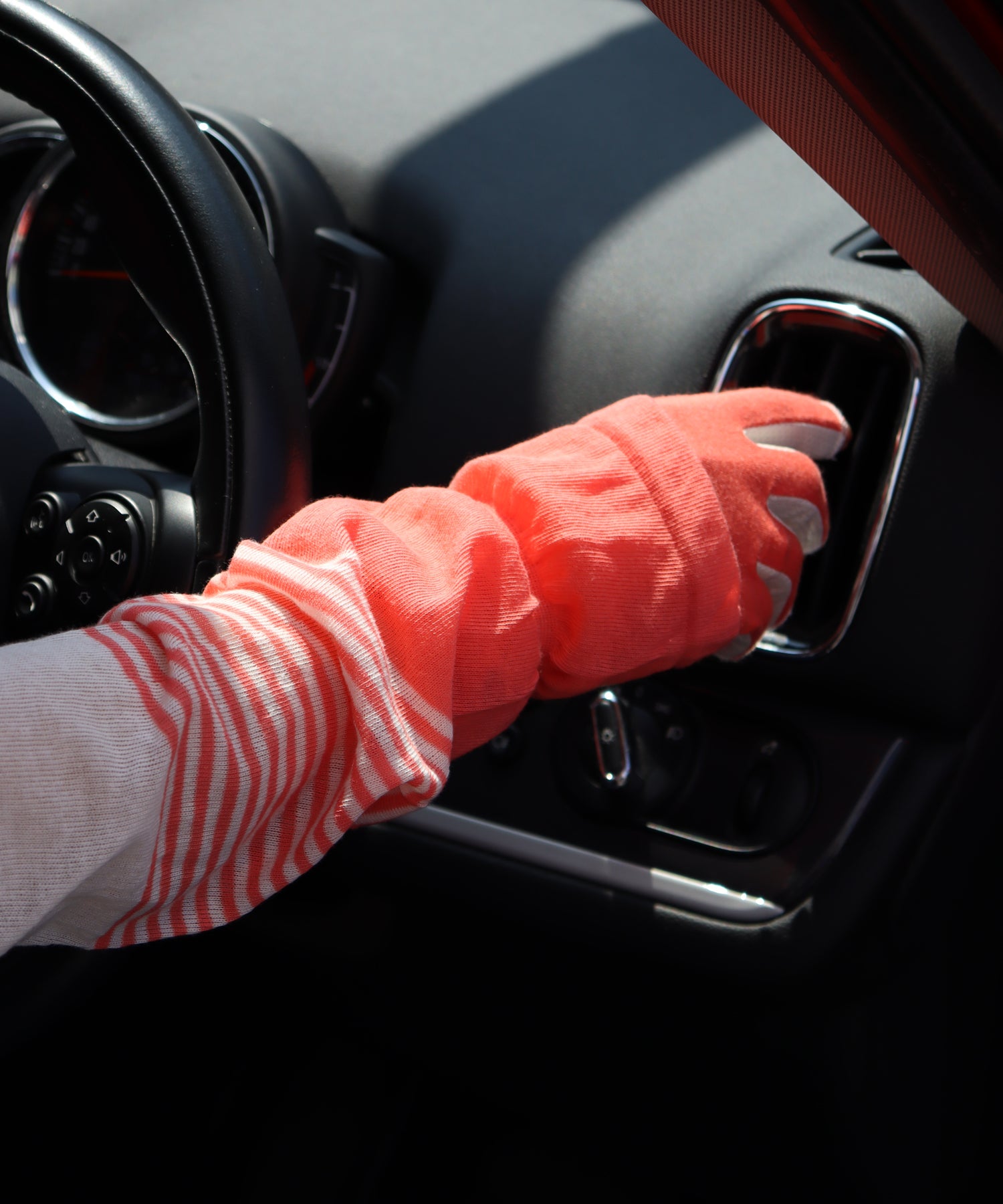 《ＵＶカット》ブライトボーダー アームカバー