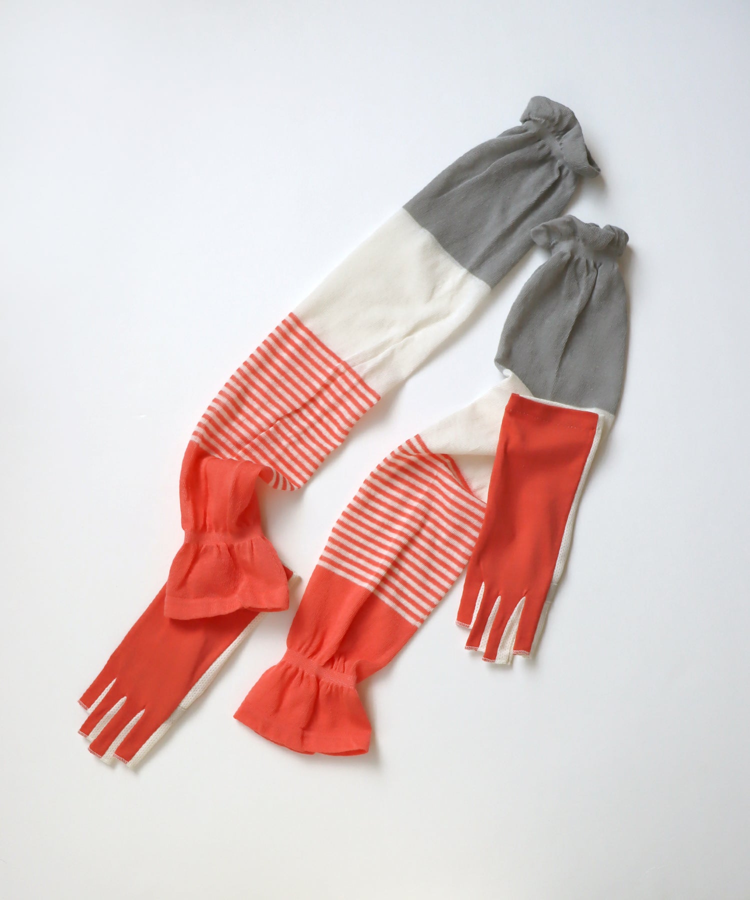 《ＵＶカット》ブライトボーダー アームカバー