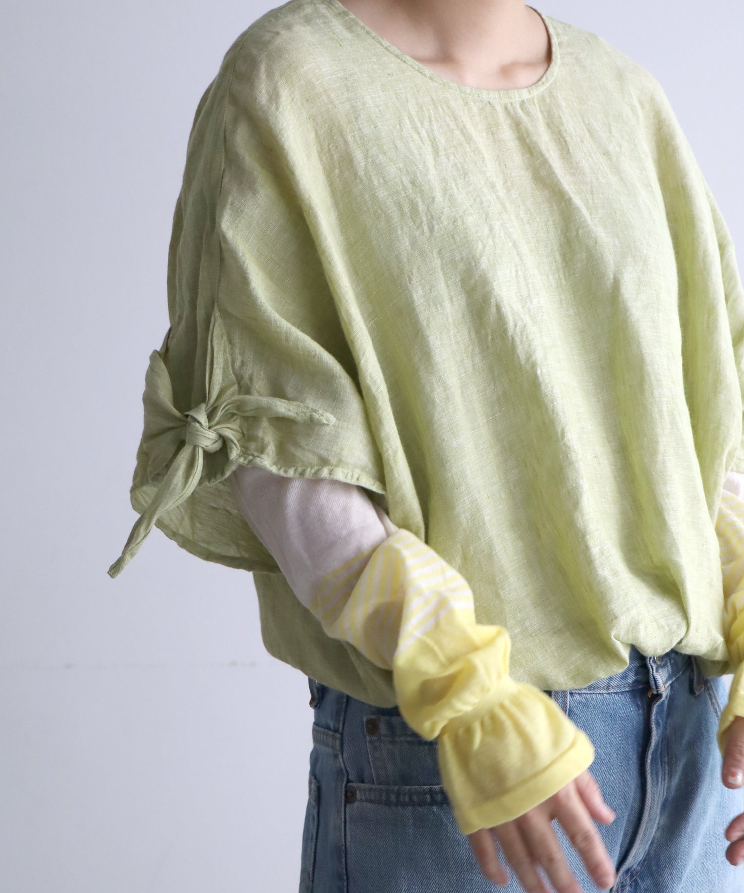 《ＵＶカット》ブライトボーダー アームカバー