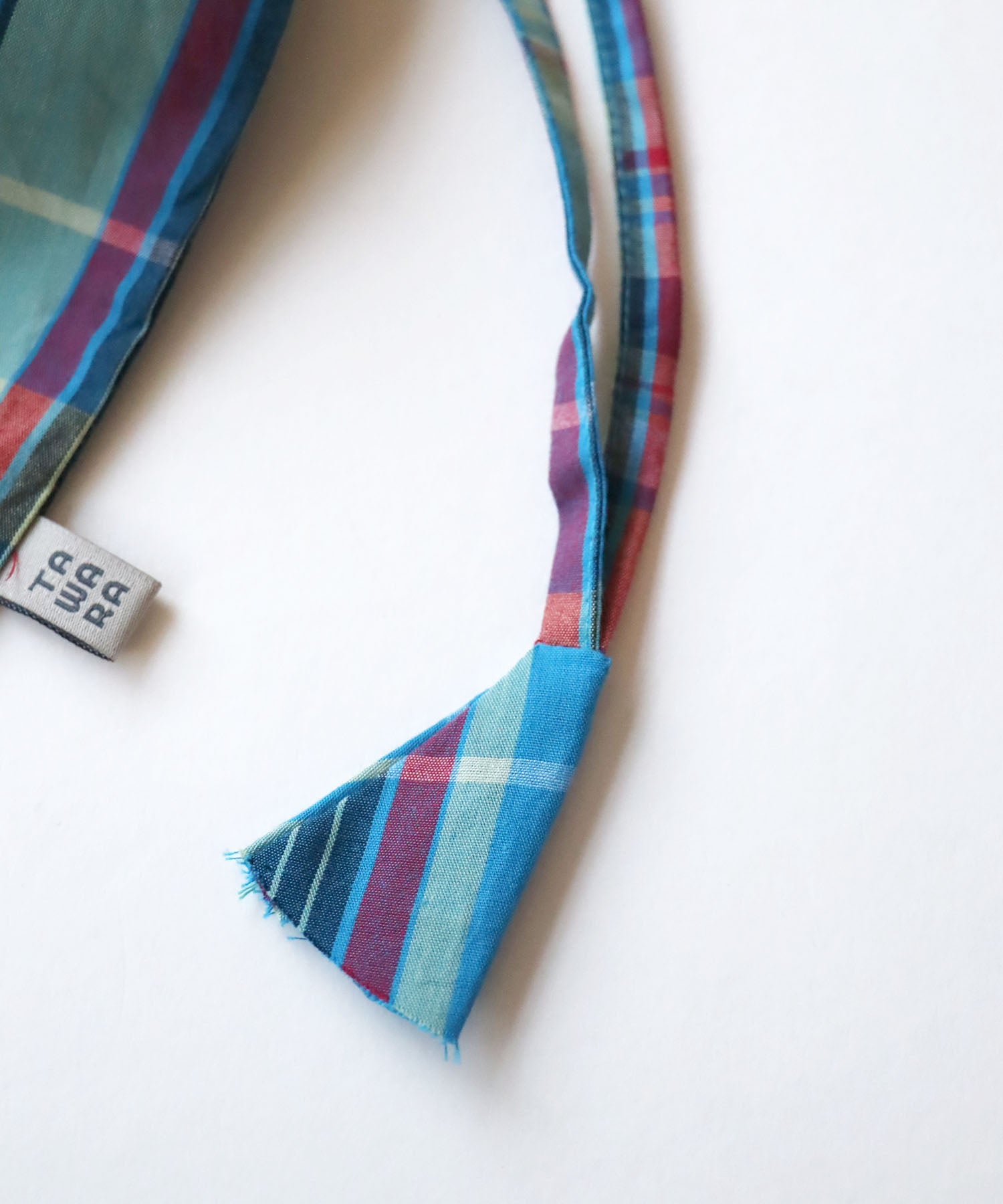 インドチェック 巾着