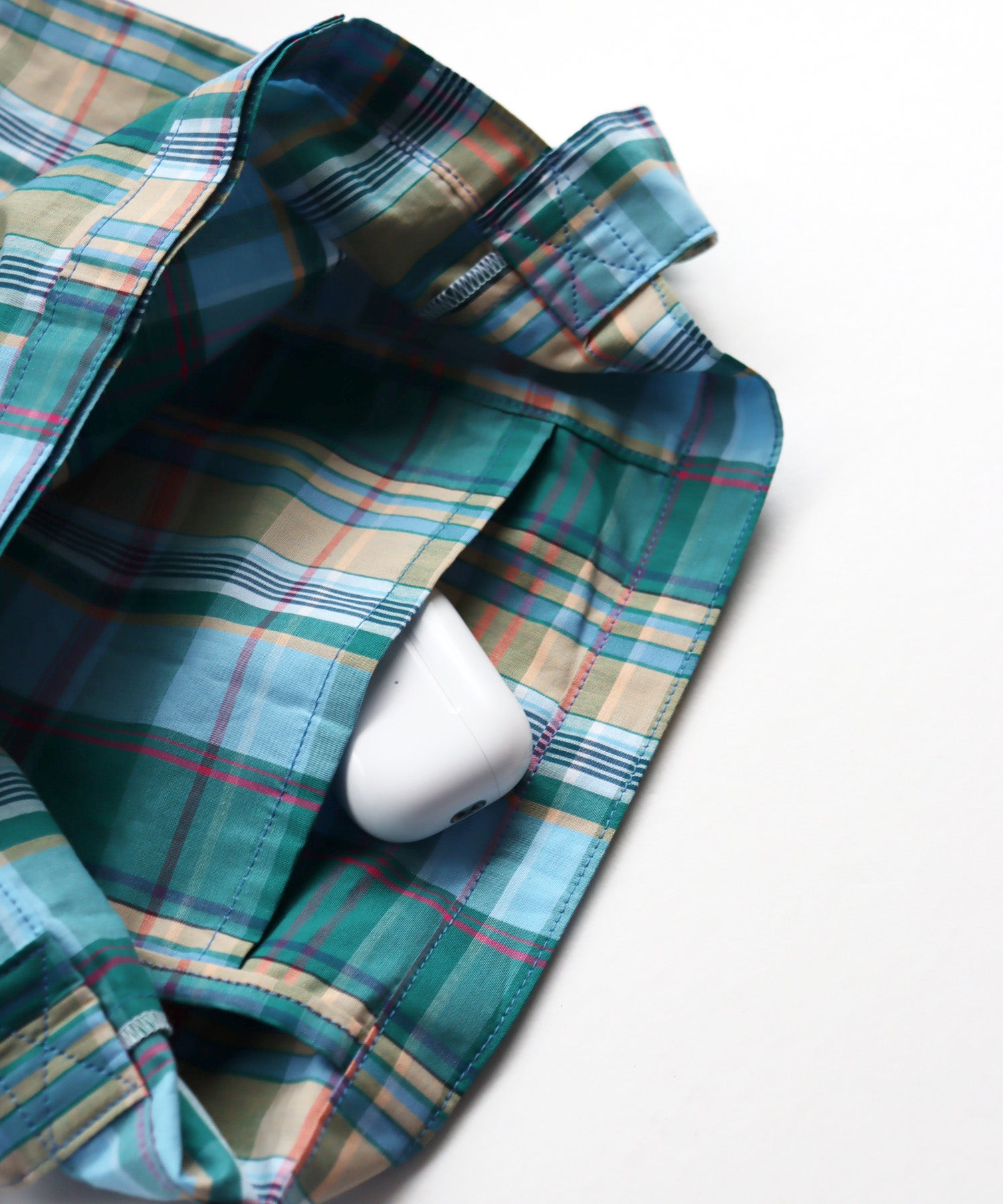 インドチェック ショルダーバッグ