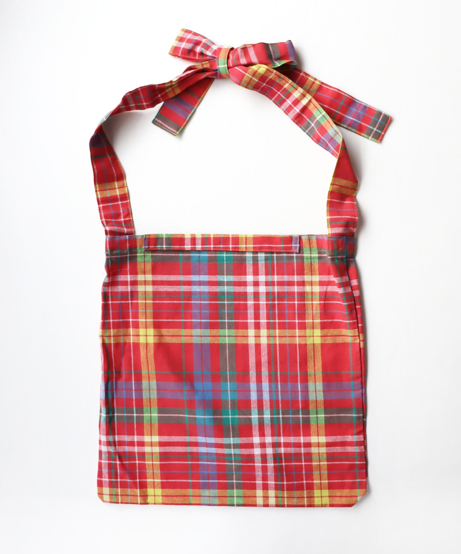 インドチェック ショルダーバッグ