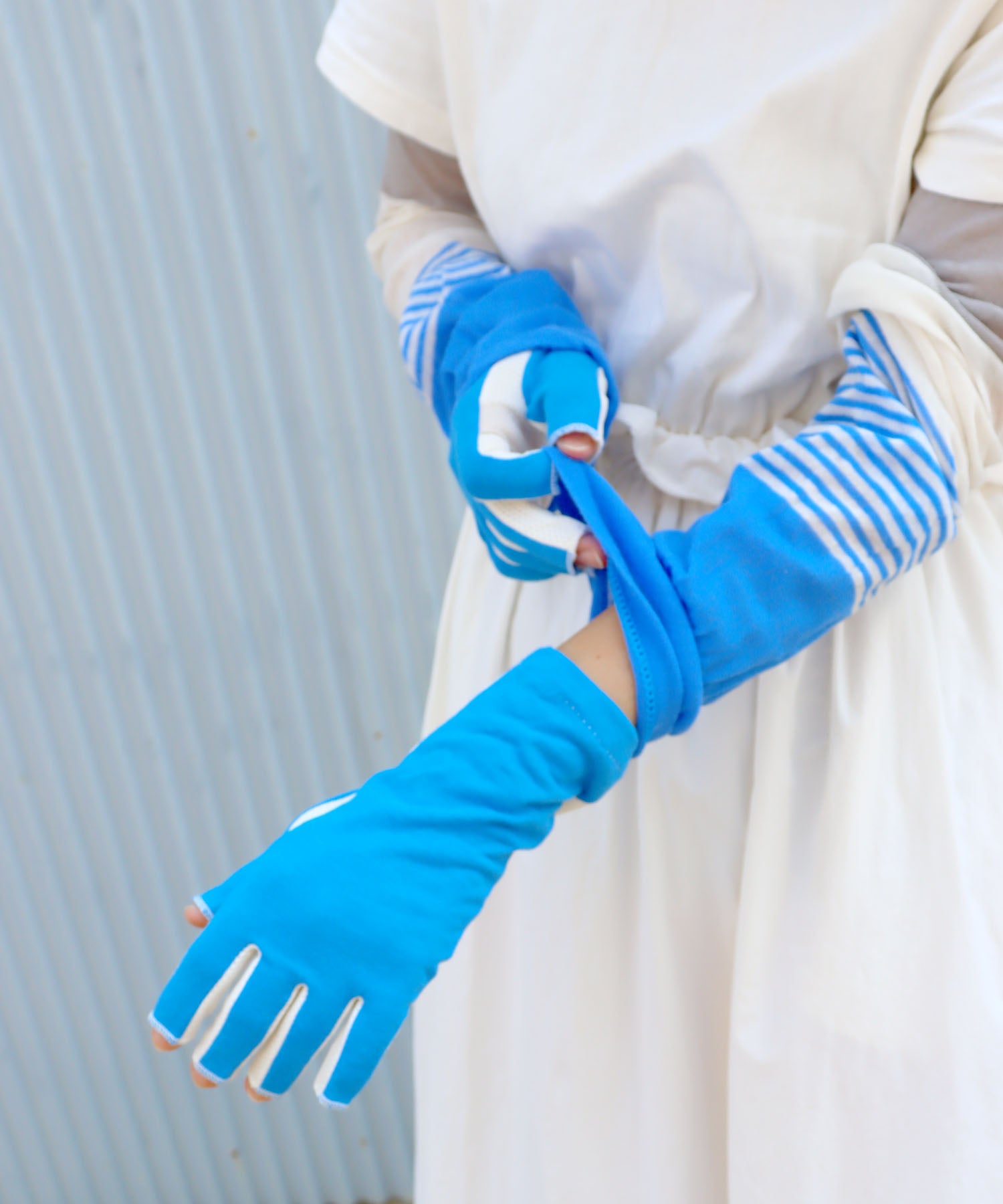 ＵＶガード手袋（指先カット）