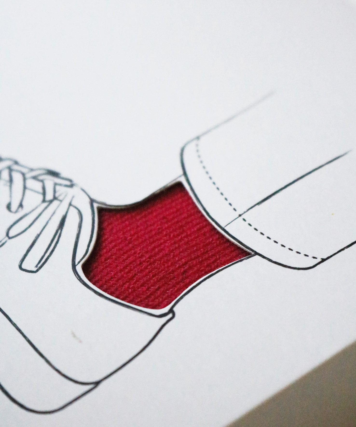 【1P】箱入り のびのび 内側コットン ソックス